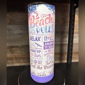 Beach Rules Bluetooth Speaker Tumbler
